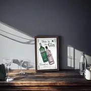 Laurie's Pub and Bar Accessories Gordons Gin Small Mirror