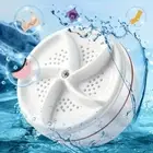 Mini Washing Machine USB Portable Rotating Ultrasonic Turbine Washer