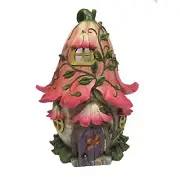Fairy Cottage with LED Light Figurine Mini Fairy Garden