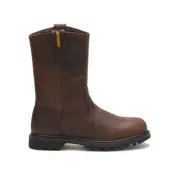 Footwear Men's Revolver Pull-on Soft Toe Work Boot, Brown, 8.5