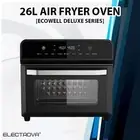 8-in-1 Electrova Digital Air Fryer 26L 4 Hours LED Touch Smart Large Kitchen Ove