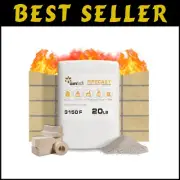 FireCast High-Temperature Refractory Cement for Pizza Ovens and Forges - 20 Lbs