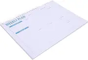 HOUDERCO Students Yearly Notepad Schedule Planner Notebook Delicate Agenda Notepad for Daily Planning