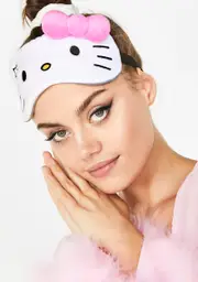 [The Crème Shop] Hello Kitty Unicorn Plushie Sleep Mask