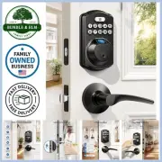 Fingerprint Door Lock Aluminum Keyless Entry Deadbolt Smart Code Auto-Lock