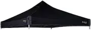 Oztrail Hydroflow Deluxe Gazebo Canopy, 3 Meter Size, Black