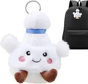 Stuffy Key Chain - Decorative Cute Badminton Keyring Doll - Cartoon Bag Pendant For Kids Adults, Plush Toy Key Chain For Birthday