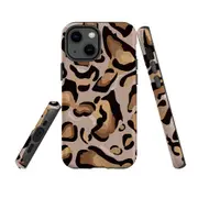 For Apple iPhone 13 mini Case, Armour Back Cover, Leopard Pattern