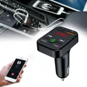 Car FM Transmitter MP3 Player Wireless AUX Radio Fast 2 USB Charger