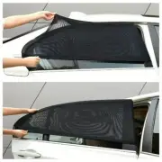 2X Car Side Window Mesh Cover Sun Visor Shade Shield Sunshade UV Protector Black