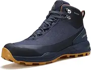 [HUMTTO] Men's Waterproof Hiking Backpacking Boots Lightweight Breathable Mid Hiking Shoes