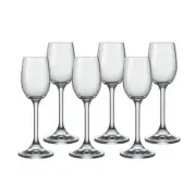 Classic Bohemia Crystal Lara Liqueur Glass 65mL Set of 6 Sophisticated Design