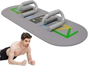 Pushup Handles for Floor - Multifunctional Pushs-Up Stand | S Shape Strength Training Pushup Bar Stand | Home Gym Accessories, Professional System with Non-Slip Mat for Floor Workouts, Training