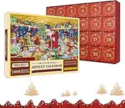 Christmas Advent Calendar Jigsaw Puzzle - Countdown Advent Calendar Toys | Christmas Countdown Calendar Jigsaw Puzzles, Holiday Christmas Puzzles for Kids