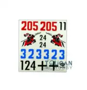 HengLong 1/16 Scale Henschel King Tiger RC Tank Model Decal Paster Sticker 3888A