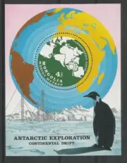 Mongolia 1980 Exploracion del Antartico, Fauna** Mapa del Carbonifero.SG MS1323