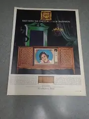 Dumont Color Television Vintage Print Ad 1964 10x13