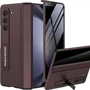 RUNGOS for Samsung Galaxy Z Fold 6 Case with Privacy Screen Protector [Magnetic Strong Hinge Protection] [Adjustable Kickstand] for Samsung Fold 6 Case, Military-Grade Protection All-Inclusive Cover