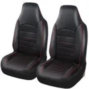 Front Car Seat Covers High Back Bucket Seat Protector Auto Interior Accessories (for: Daihatsu)