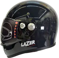 在飛比找松果購物優惠-【JAP騎士精品】LAZER 安全帽 MX-5 素色 石曜黑