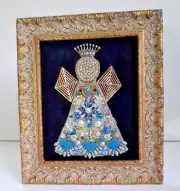 Handcrafted Jewelry Art Vintage to Now Pieces Christmas Angel One of a Kind New