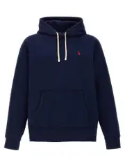 [Polo Ralph Lauren] Polo Ralph Lauren-Logo Hoodie Felpe Blu-Uomo XL