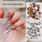 Nail for Nails Nail Rhinestones Autumn Coffee Nail Art Rhinestones Set Stunning