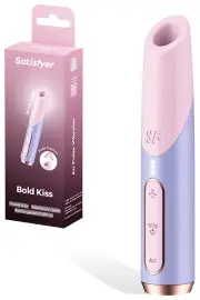 Satisfyer Bold Kiss 4.9" Air Pulse Clitoral Stimulator