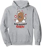 [STAR WARS] Chewbacca Lost Without Chew Pullover Hoodie