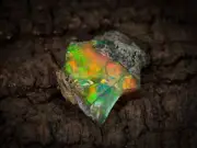 4.25 Crt, Natural Opal Rough, Raw Black Opal, Ethiopian Black Opal Rough, RB163