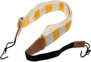 Totority Musical Instrument Ukulele Strap Ukulele Hanger Wall Mount Bass Strap Ukulele for Beginners Decorative Ukulele Strap Belt Ukulele Straps Ukulele Chord Chart Ukuleles Yellow Cotton