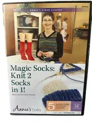 Magic Socks: Knit 2 Socks In 1! : With Instructor Kate Atherley by Annie’