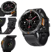 1.45-inch Sturdy Waterproof Men Military Smartwatch W/ LED Flashlight Big Screen