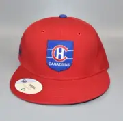 Montreal Canadiens Stall & Dean Wool Fitted Cap Hat - Size: 7 1/2