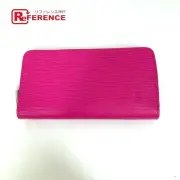Louis Vuitton M82050 Zippy Wallet Round Zipper Epi Long Rose Miami Pink Used