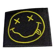NIRVANA Iron On Patch + ONE FREE MUSIC STICKER