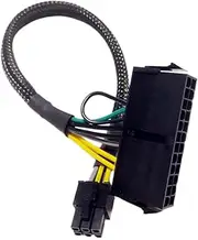 for Dell Motherboard with 6 Pin Port 24 Pin to 6 Pin ATX PSU Power Adapter Cable 13.3-inch(34cm)