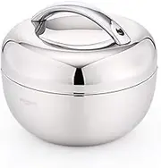 Thermal Lunch Box Stainless Steel Wide Mouth Thermal Flask for Food Soup Container for Work Stainless Steel Thermos for Hot Food, Silver, 1.0L-1.0L