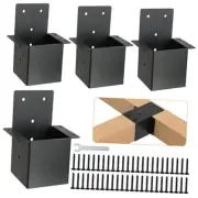 Pergola Rafter Brackets,4"x4"(Actual 3.6"x3.6") Post Top Rafter 4 pcs