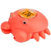 Crab Baby Bath Thermometer - Color Changing LED Water Temperature Sensor for ...