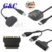 NEW USB 3.0 to 2.5" HDD SATA III Hard Drive Cable Adapter for SATA3.0 SSD&HDD