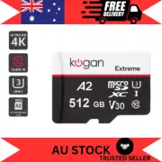 Kogan Extreme 512GB Micro SDXC A2 V30 UHS-I Memory Card for Phones & Tablets