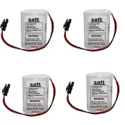 4pcs ABB IRB120 Robot Battery 3HAC051036-001 3.6V 7200mAh Li-ion Battery + Plug