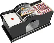 Manual Card Shuffler Machine, Manual Playing Card Shuffler, Hand Cranked Card Shuffler, Card Shuffler Machine Manual, Card Mixer Machine for Family Poker/Blackjack, Cards Playing Tool