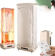 Portable Electric Clothes Dryer, 800W Drying Machine with Control,Intelligent Timing,Thermostat，360°Hot Air Circulation, Intelligent Timing, for Baby Wear,Trip