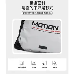 MARSUS MOTION 系列 | FOGO PVC 2WAY運動型束口後背包，適用於日常生活與健身運動，石岩灰色款式