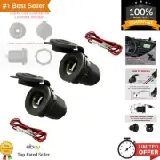 12V Female Cigarette Lighter Socket Cigarette Lighter to Outlet 12V AC Power ...