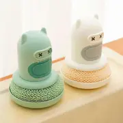 2 Pack Soap Dispensing Palm Brush Kitchen Brush For Dish Pot Pan Sink Cleaning
