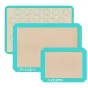 Silicone Baking Mat Set Tevokon Mats for Baking 2 Half Baking Sheets FREESHIP
