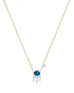 Meira T 14K White & Yellow Gold Opal & Diamond Pendant Necklace, 18